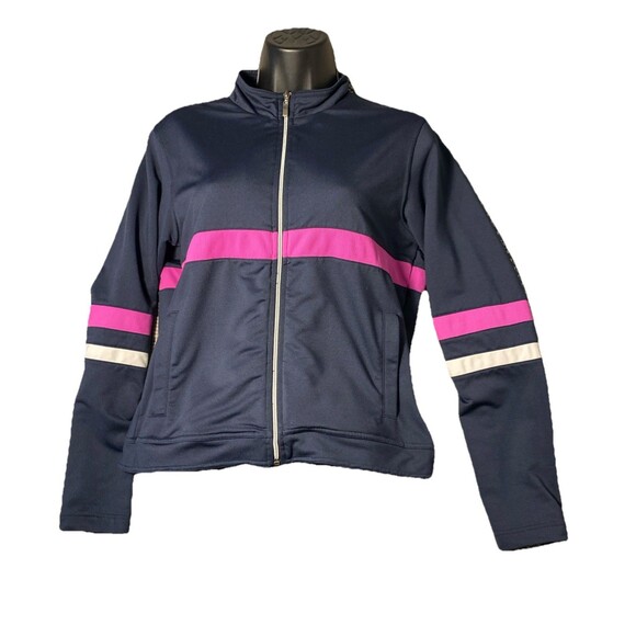 Tail Activewear Golf Warm Up Jacket Womens Small Blue Pink Morning Evening Golf‎ - Picture 1 of 5